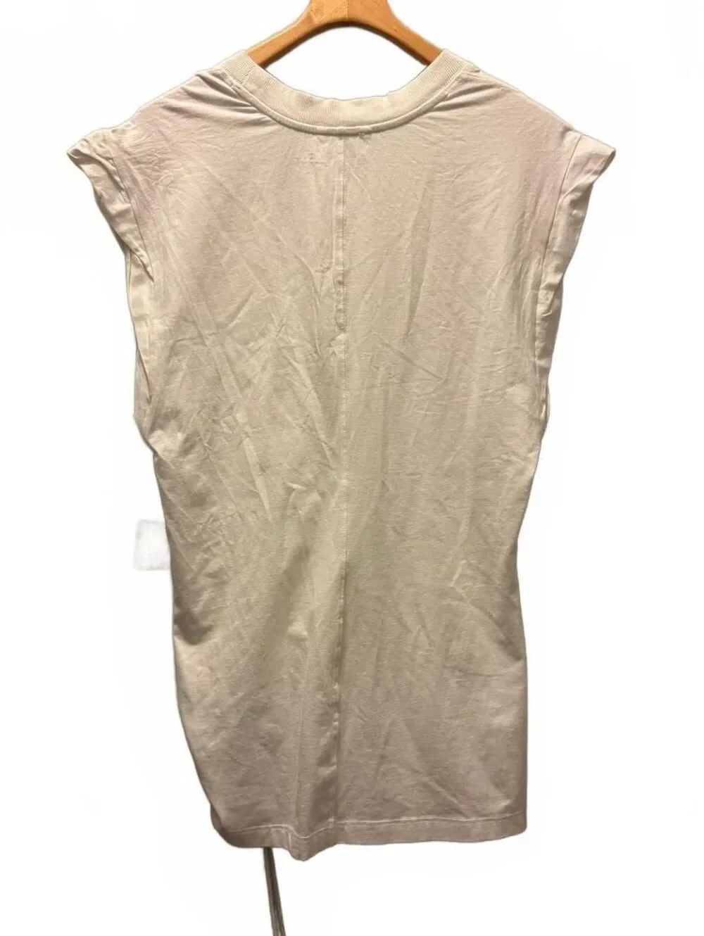 Free People Women's Movement Tee Shirt White Ruched Drawstring Tops Size M NWT